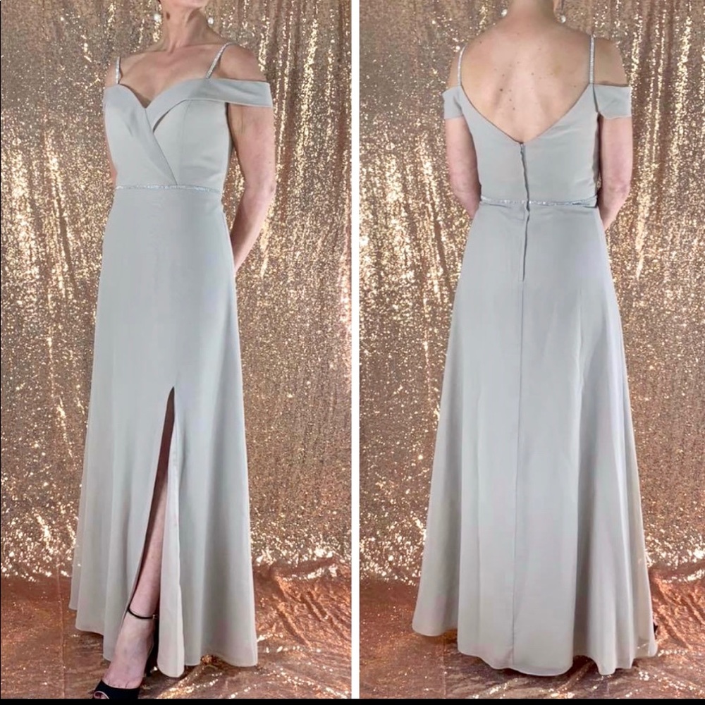 Christina Wu size 14 # 22825 taupe